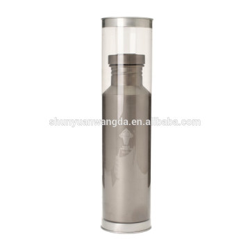 Botella de agua Titanium ambiental no tóxica portable del nuevo modelo, cantina titanium,